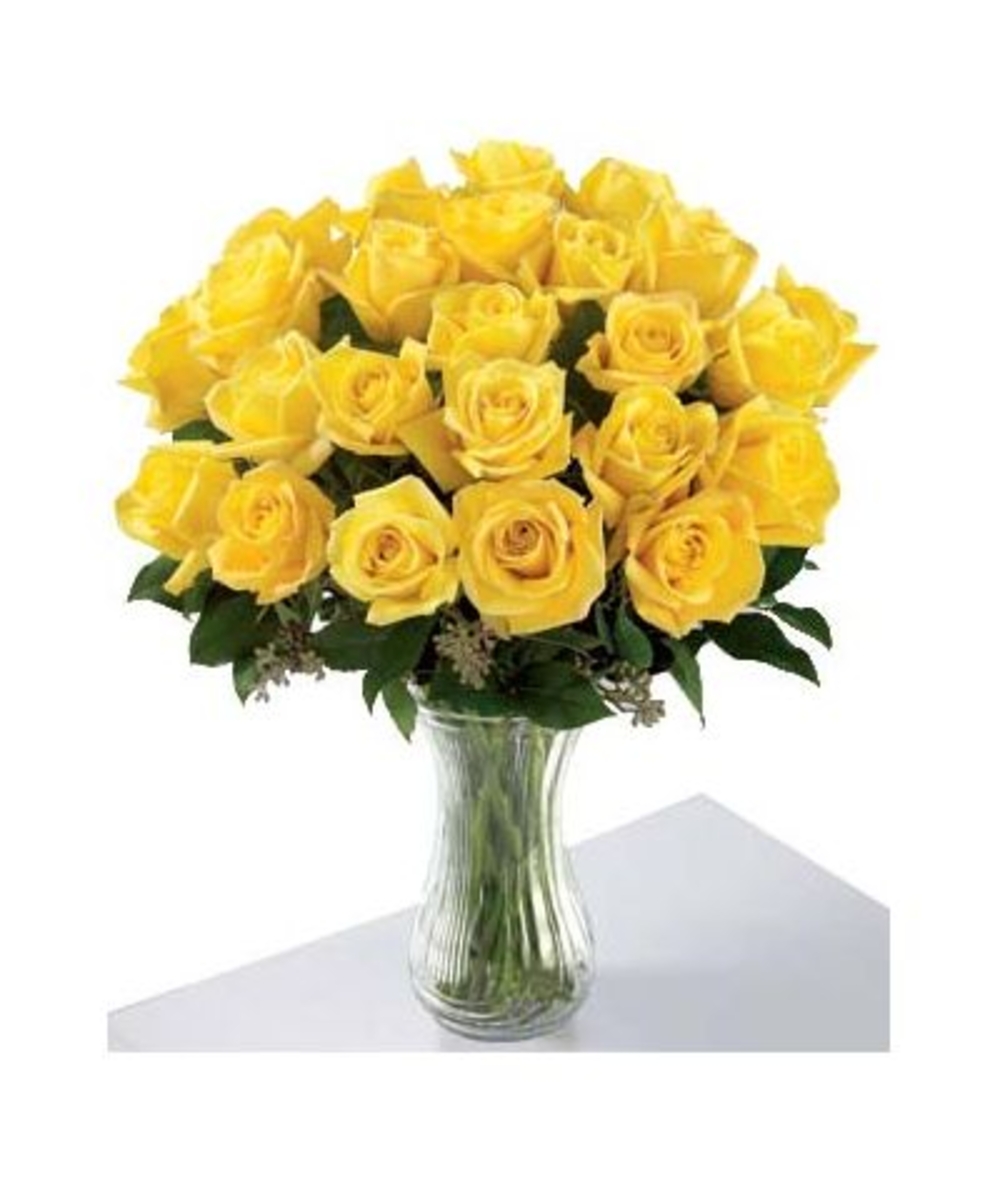 Premium Long Stemmed Yellow roses