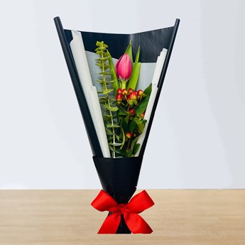 Single Tulips Hand bouquet 